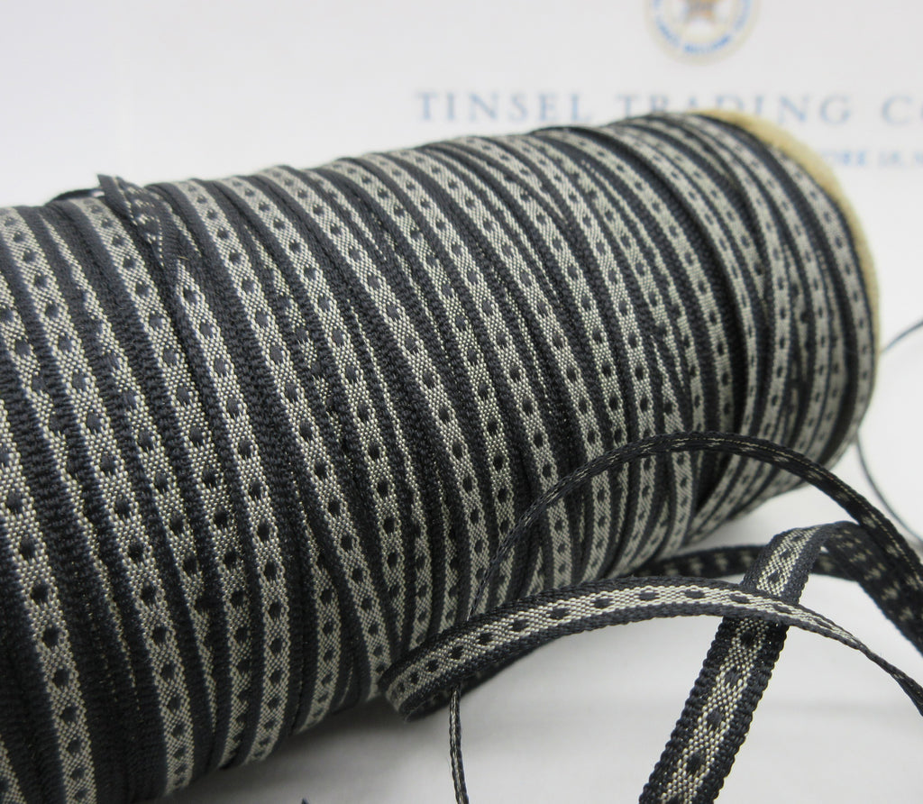 Dot Ribbon 2 colors  1/8" 6 Yards