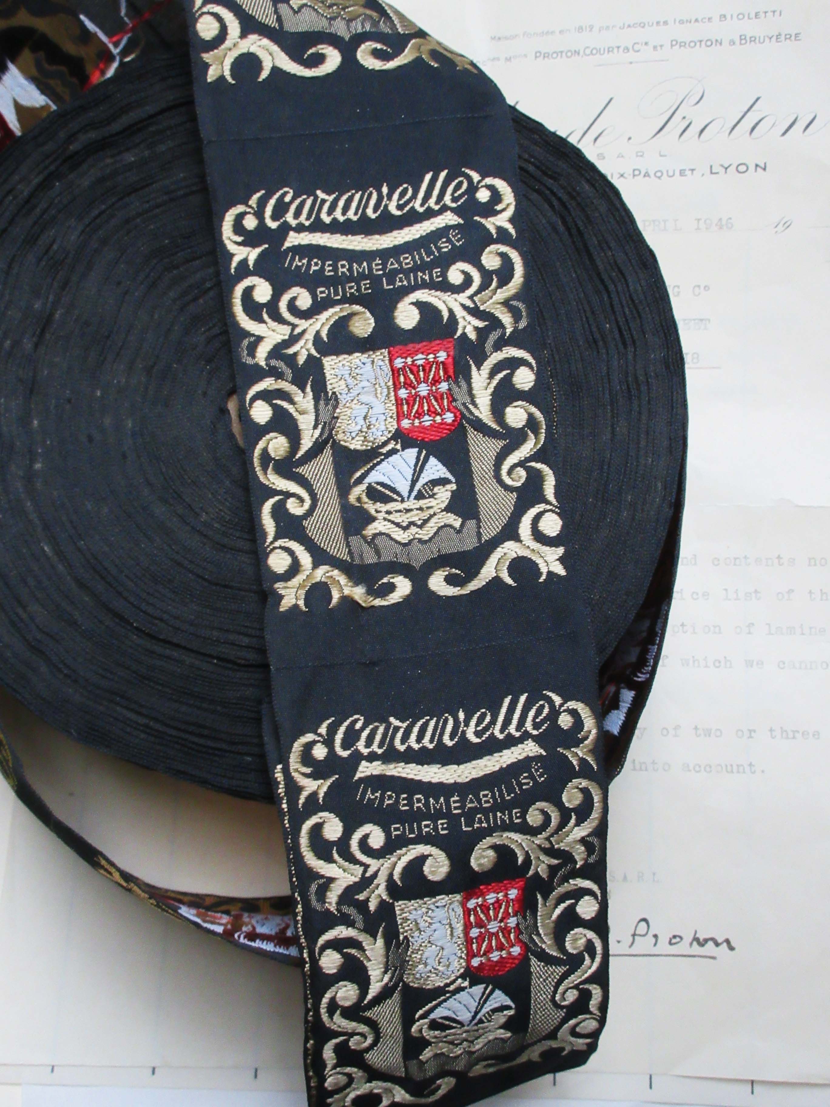 French Woven Labels Caravelle 4 pcs