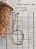 4 Yards Copper Metallic Beadette Cord 1/16"
