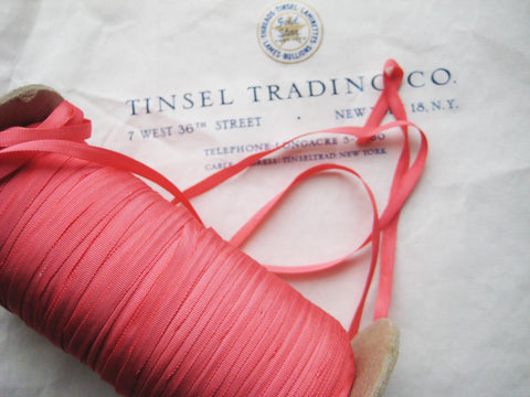 Coral Taffeta 1/8" 6 Yards