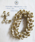 Cream Crochet W/Metallic Button - 8 pcs