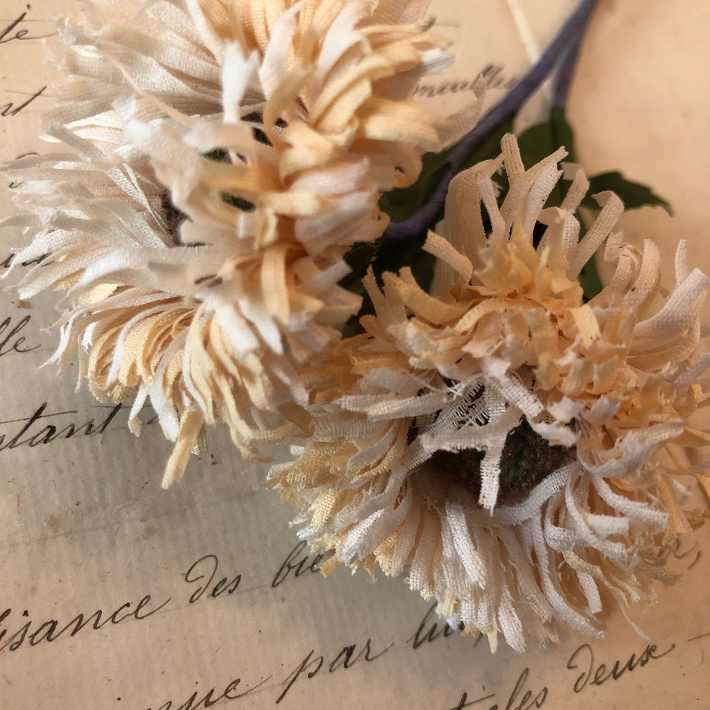 Set of 3 Peach Flowers