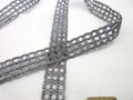 Triple Ring Silvers Metallic Trim 3/4"