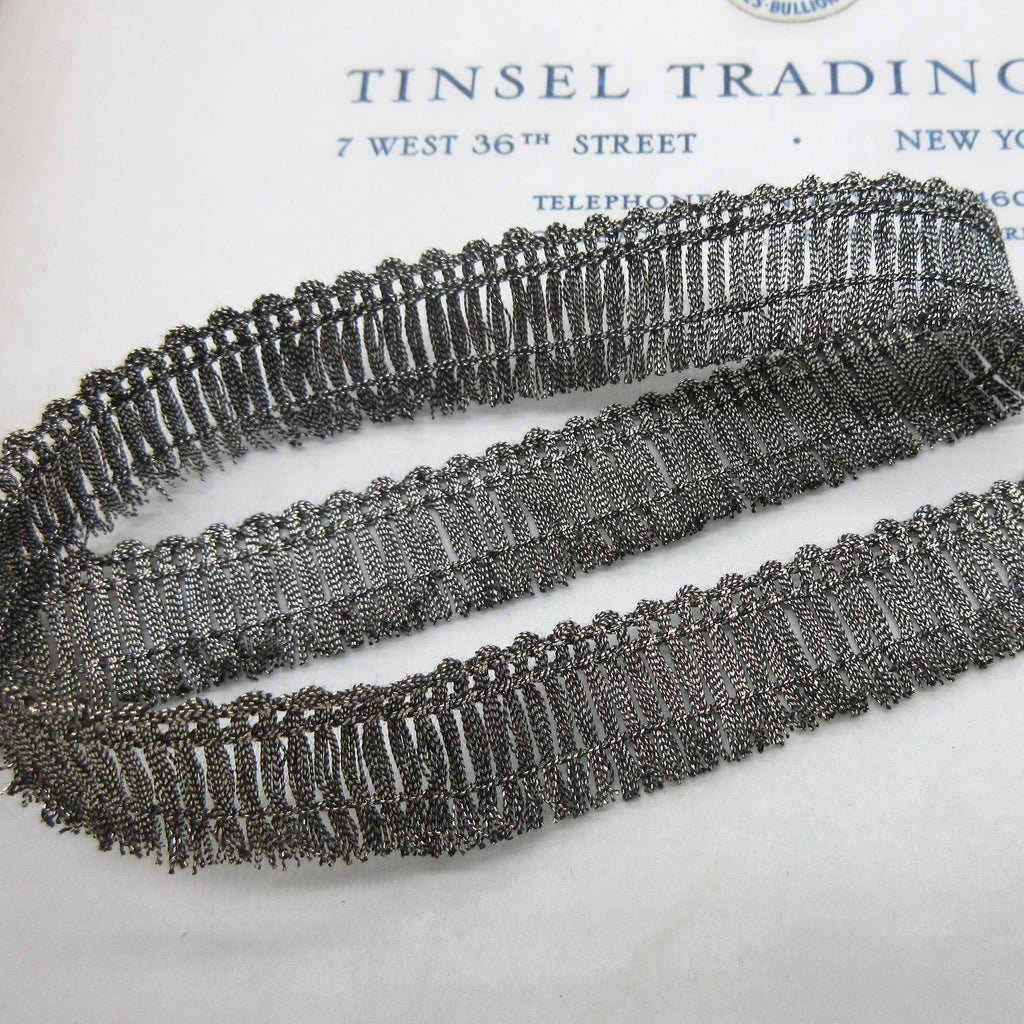 Tiny Metallic Thread Fringe 5/8