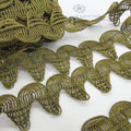 Gold Scalloped Trim 1 5/8"
