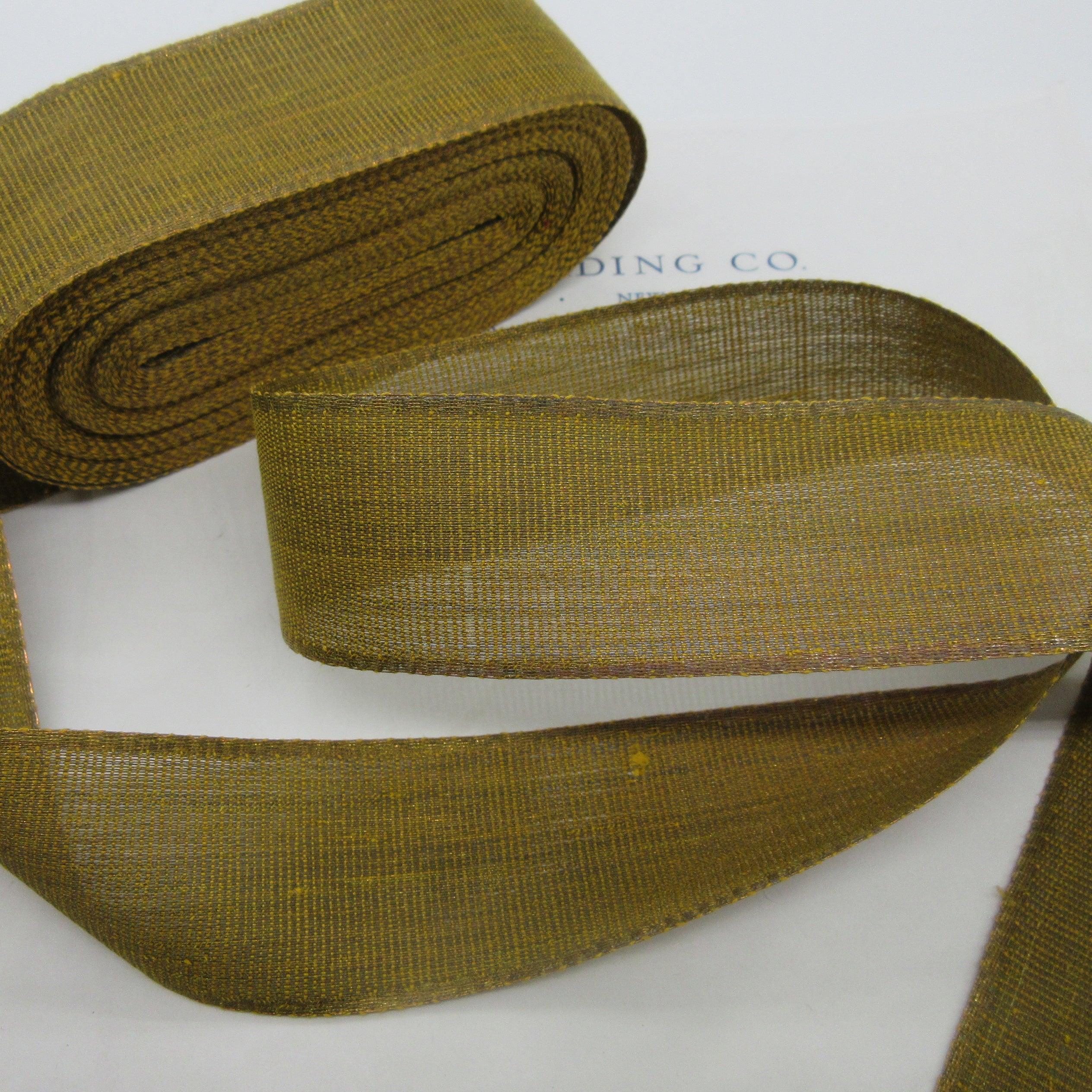 Antique Gold Metallic Ribbon - 2 sizes