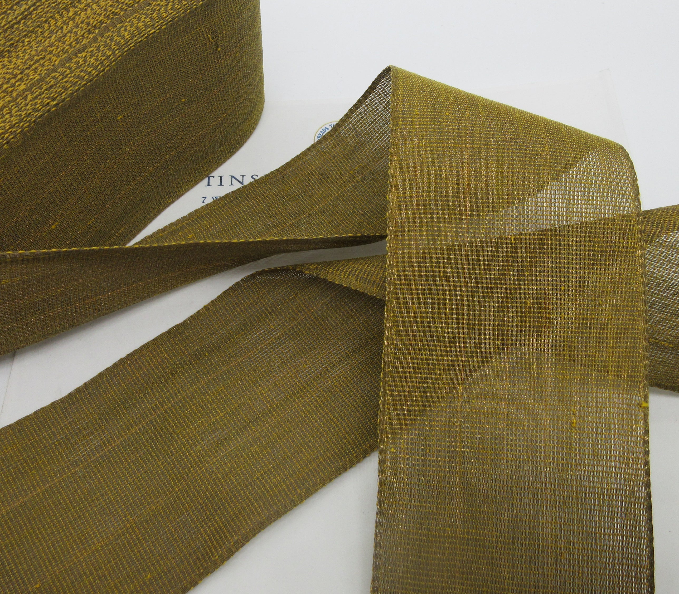 Antique Gold Metallic Ribbon - 2 sizes