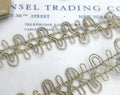 Silver Metallic Double Looped Trim 1"
