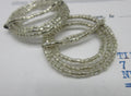 Silver Bead Buckles 1 1/4" 2 Pcs