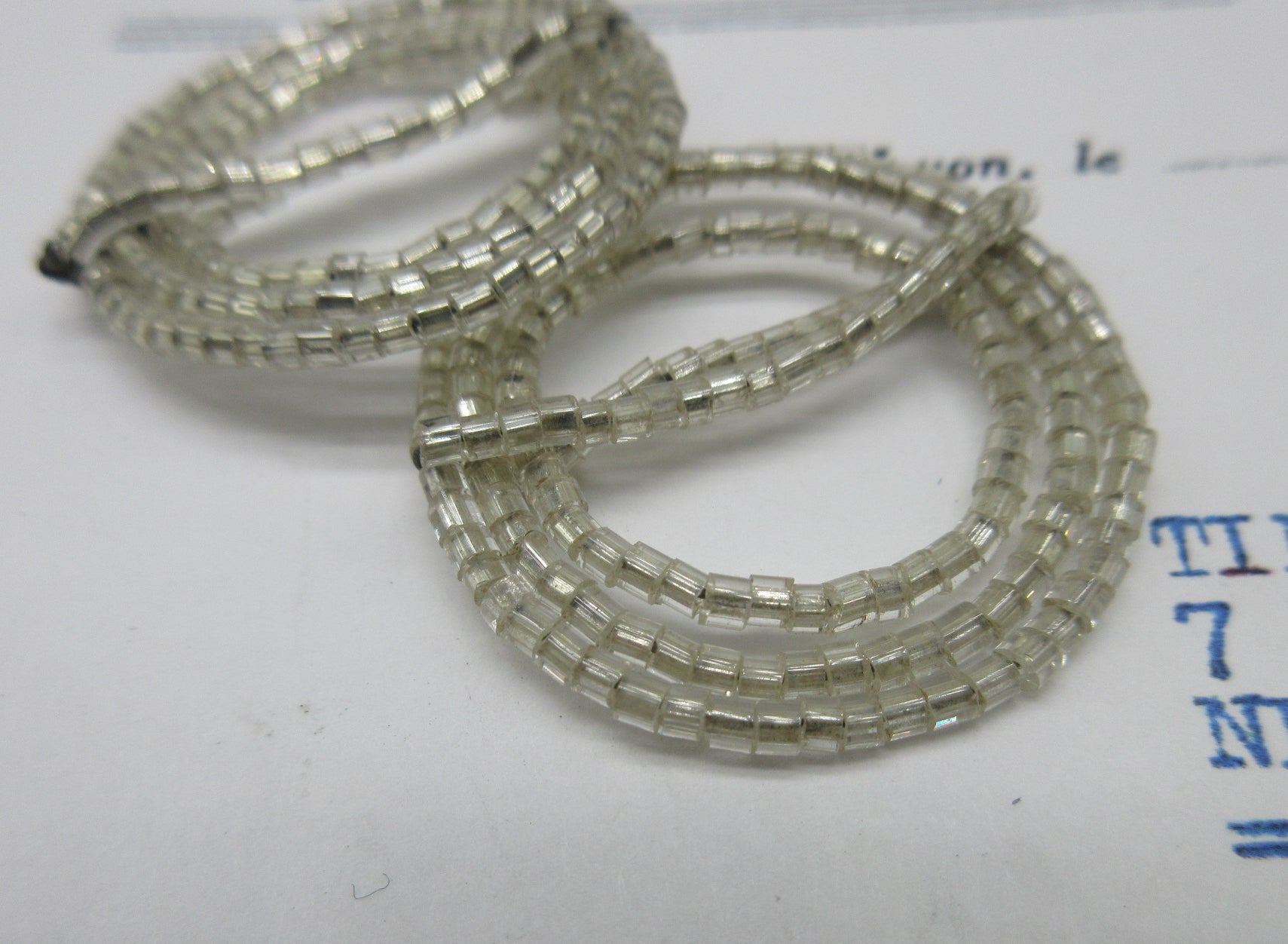 Silver Bead Buckles 1 1/4" 2 Pcs