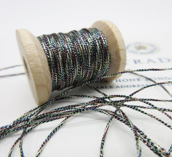 Antique French Metallic Multi Color Twist 4 ply
