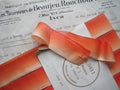 French Orange Ombre Silk 1"