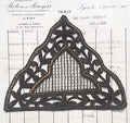 Dark Gold Triangle Applique