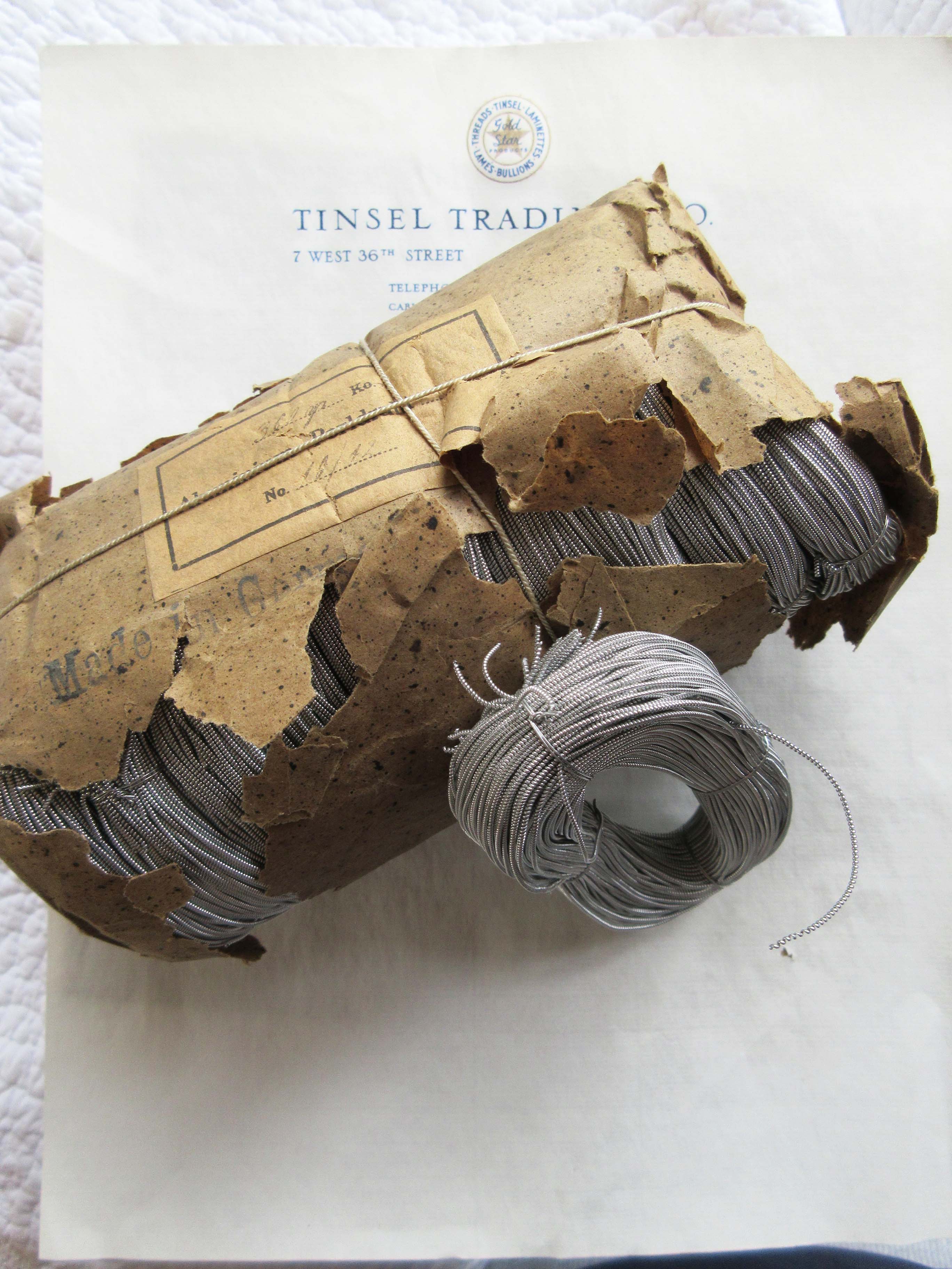 Roll of Aluminum Pearl Purl Embroidery Bullion Thread