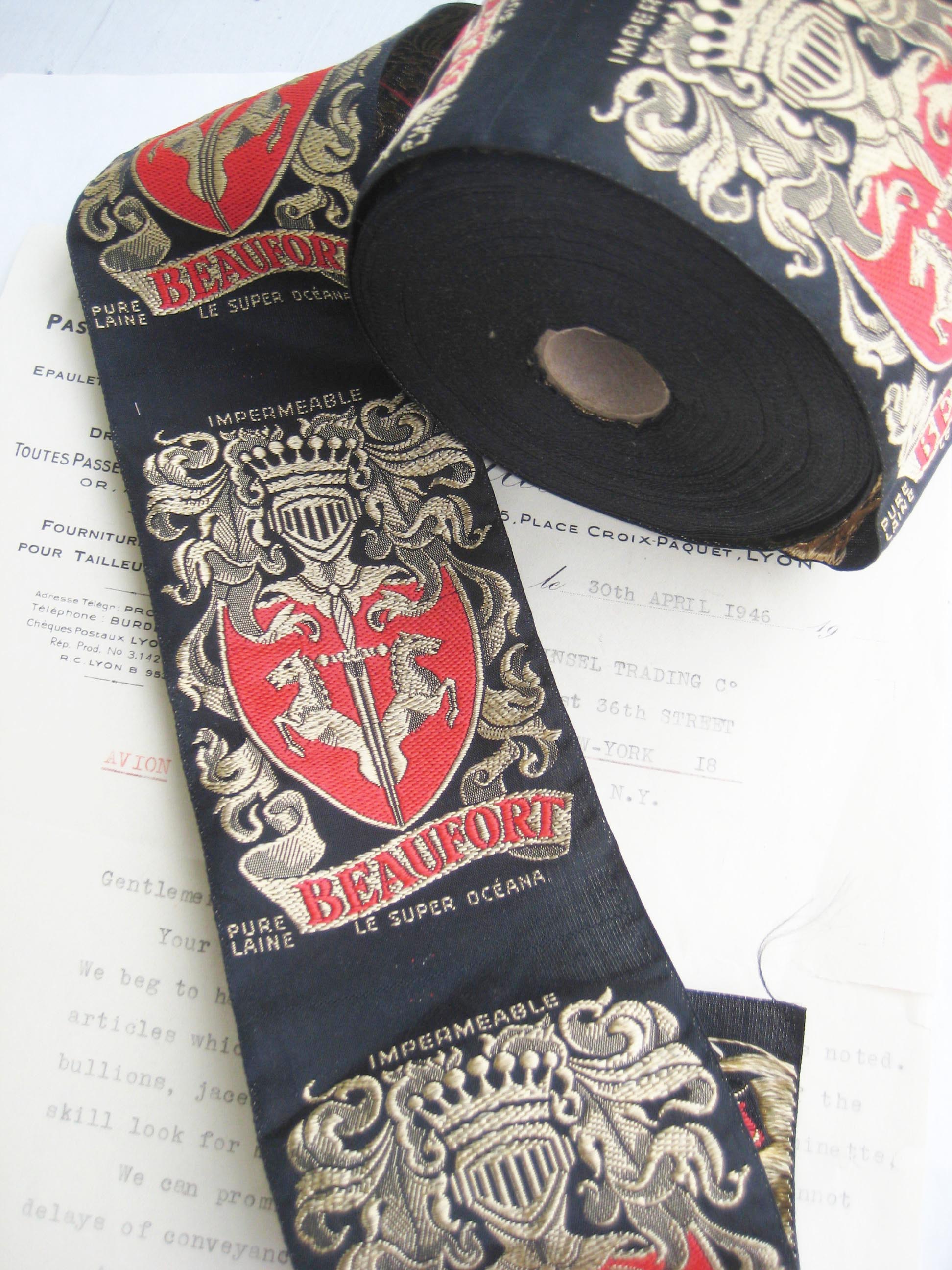 French Woven Labels Beaufort 4 pcs