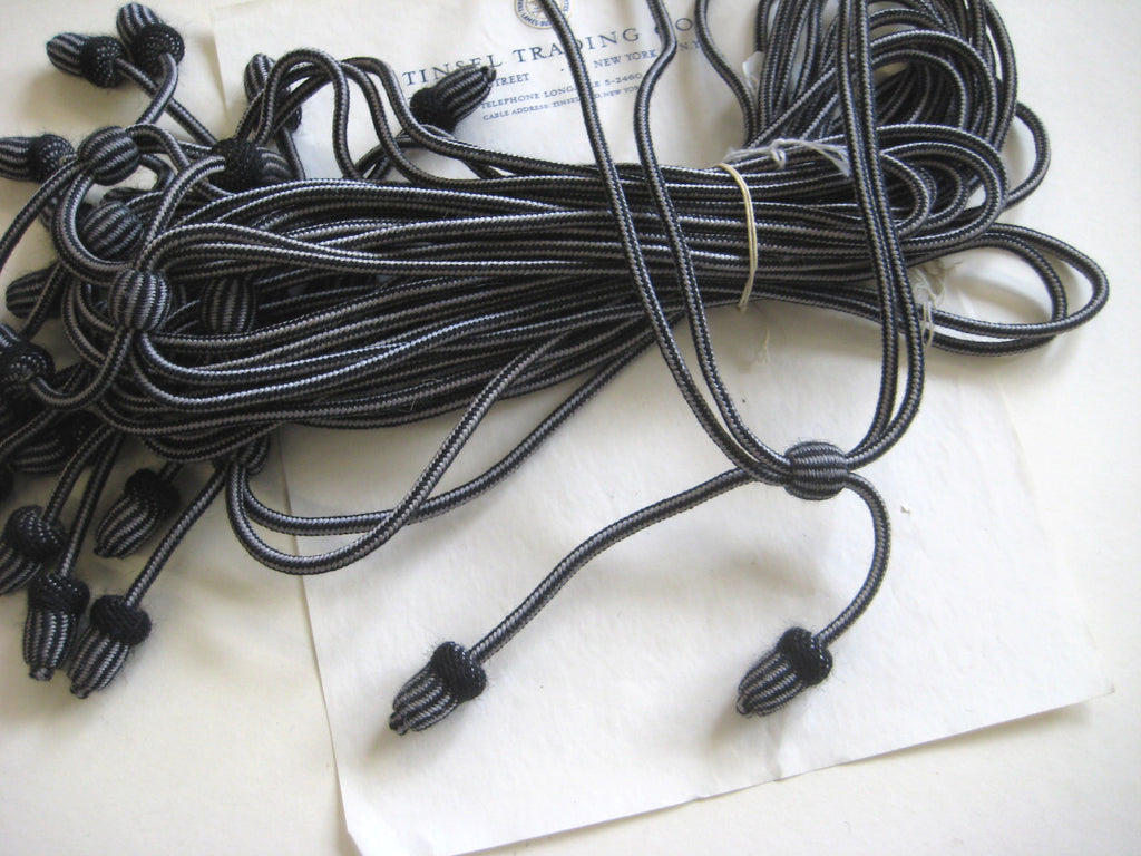 Campaign Hat Cord Black Or Burgundy