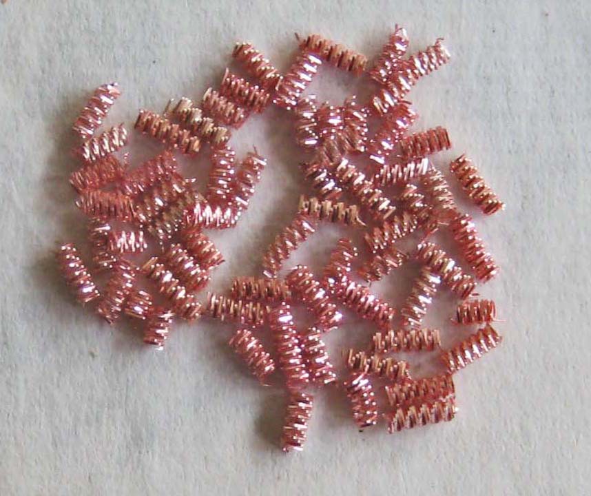 French Check Purl Bits Embroidery Metallic Bullion - 7 Colors
