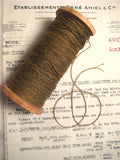 4 Yards Gold Metallic Twine 2 Ply 1/32"