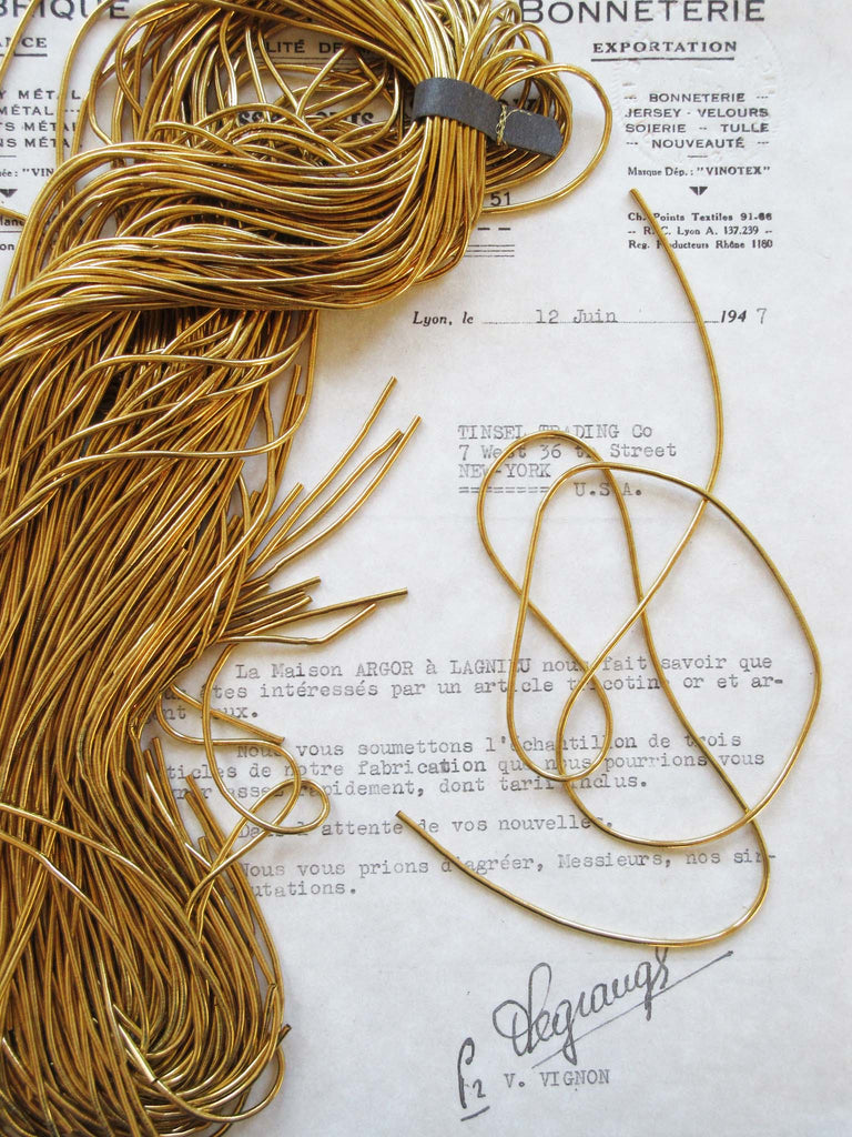 Assorted Colors Smooth Purl Embroidery Bullion Thread 2 Strands ...