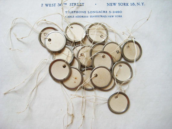 Metal Rimmed Tag 20 pcs