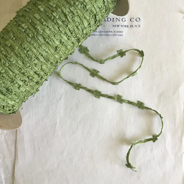 2 Yards Green French Faux Buds - N - Bow