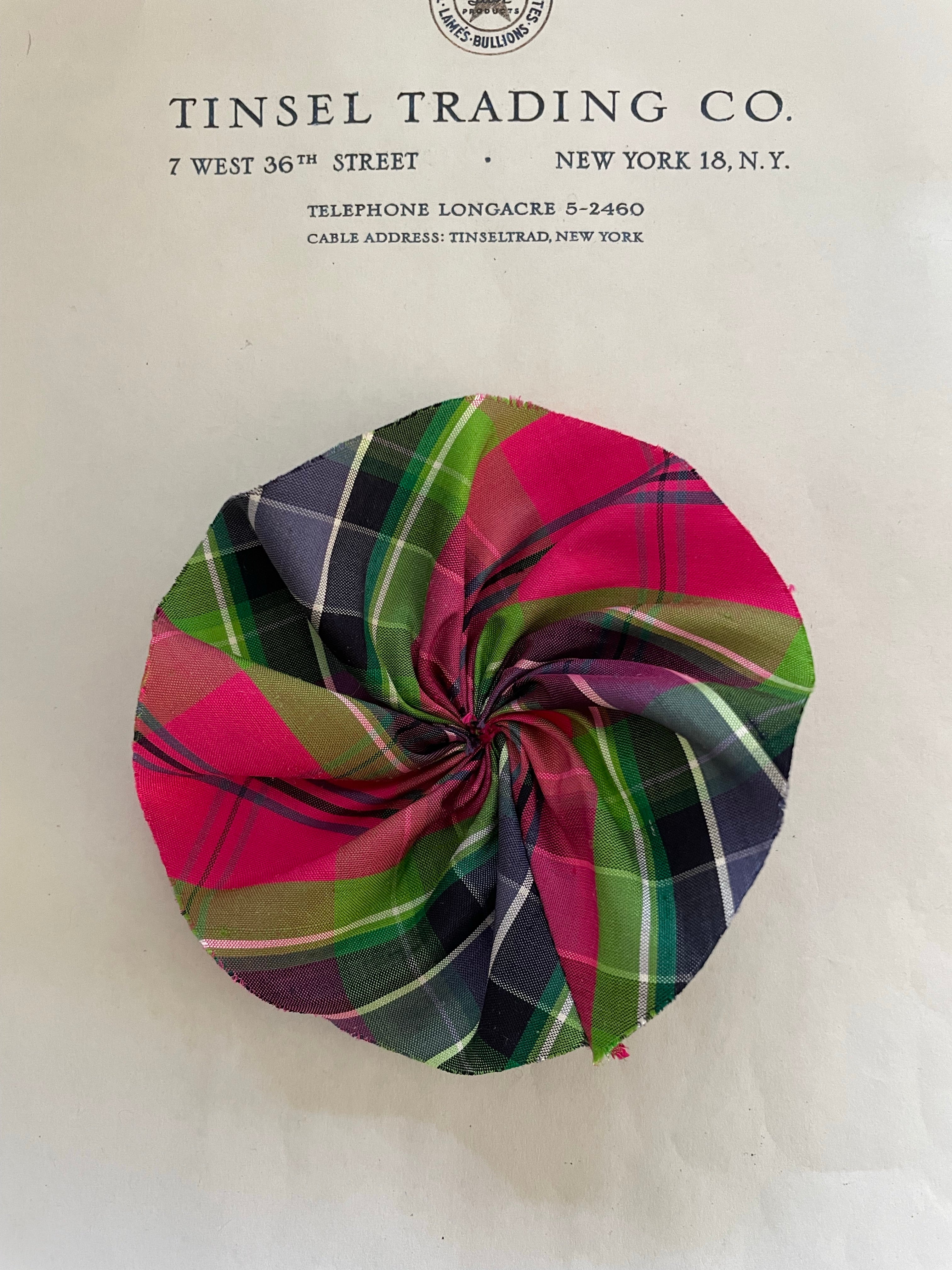 Silk Ribbon Cockades/Rosettes 4”- Multiple Colors