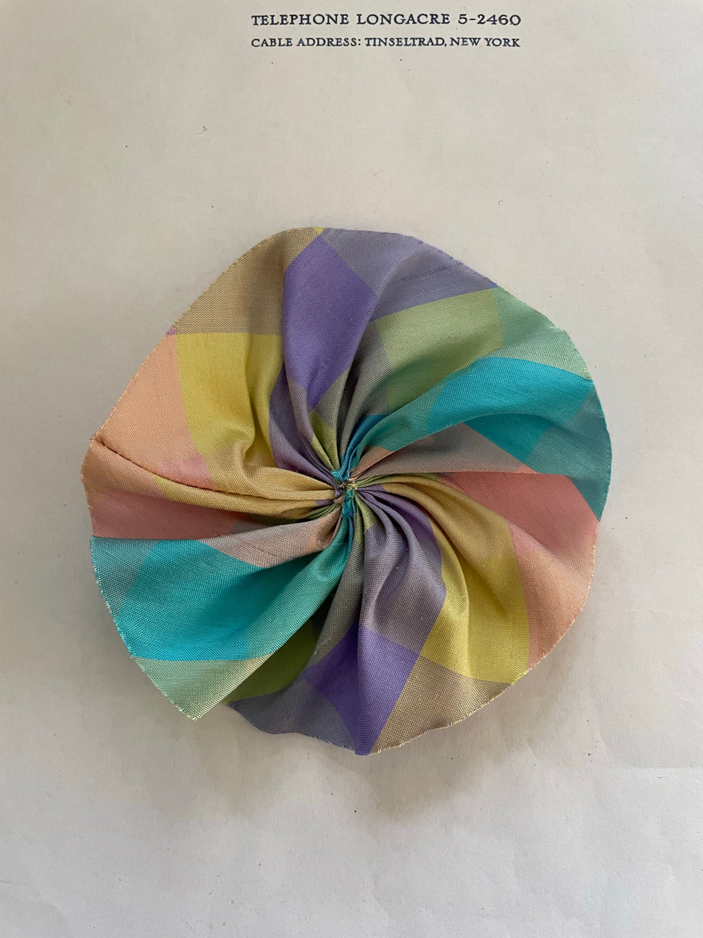 Silk Ribbon Cockades/Rosettes 4”- Multiple Colors