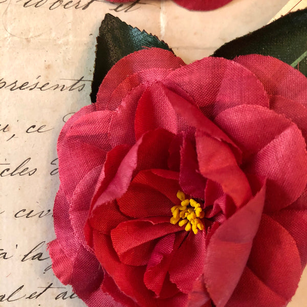 2 Red Camellia’s