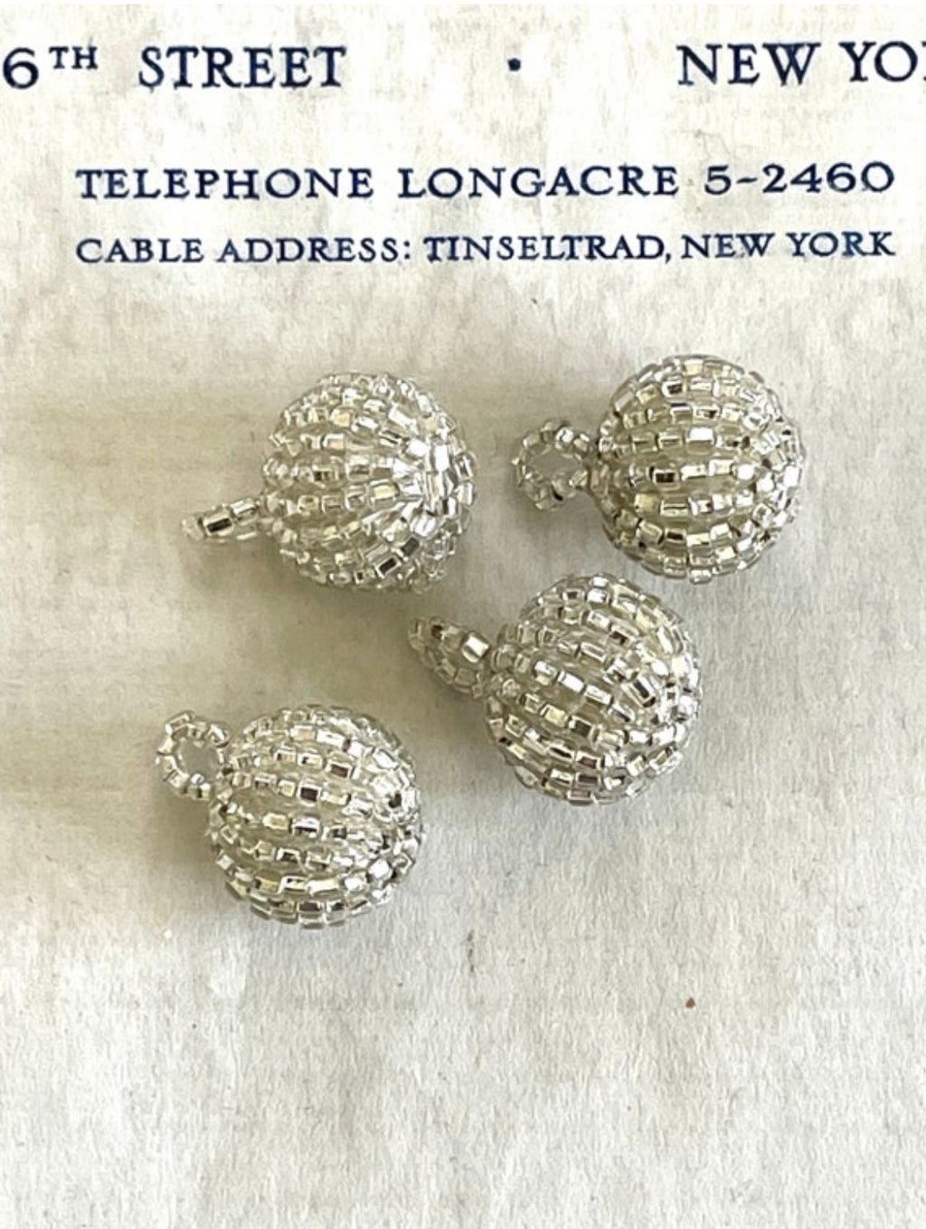 3 Colors Beaded Bobbles