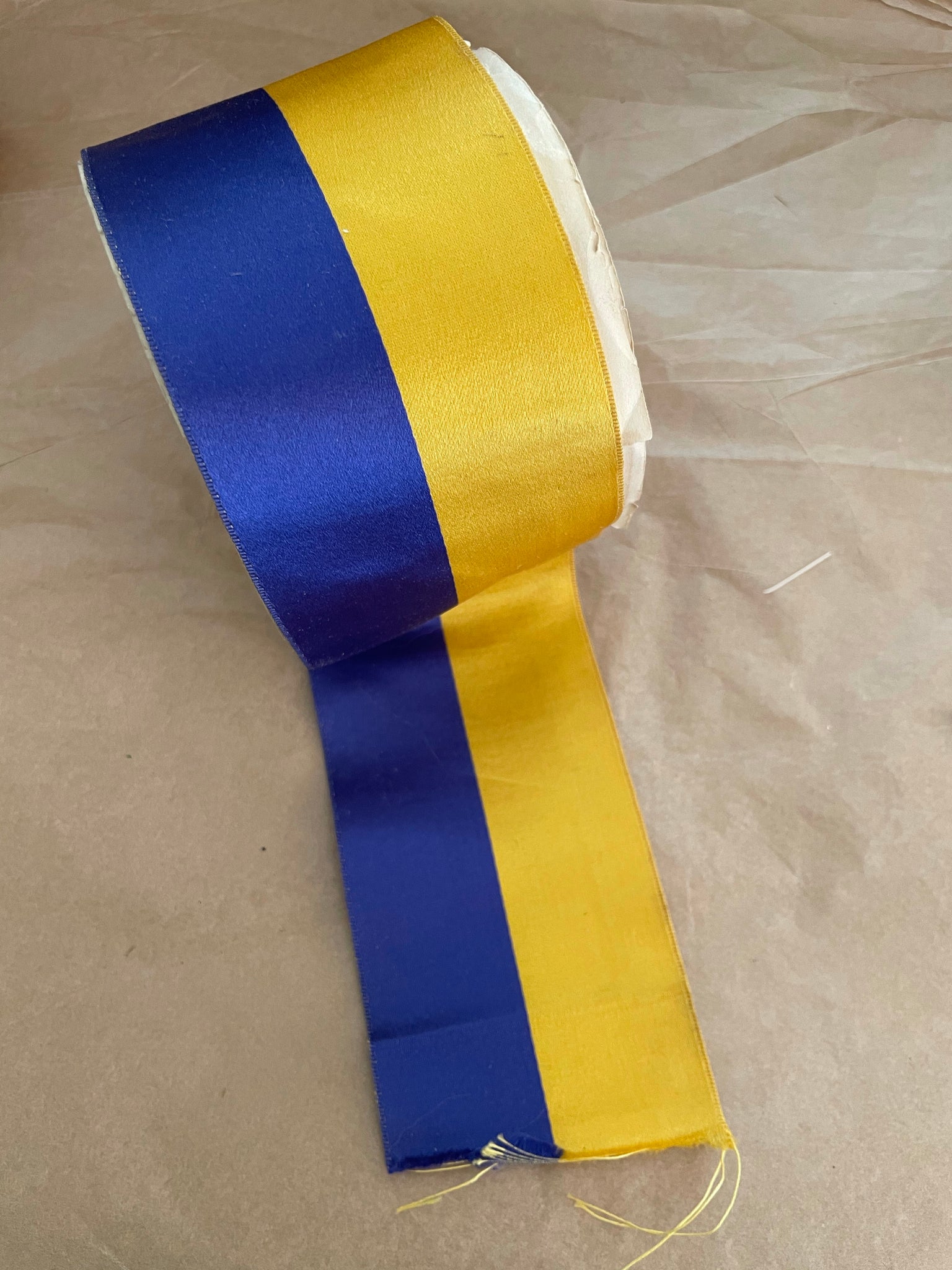 Asst Colors Silk/Cotton Medal Ribbon 1 Yard