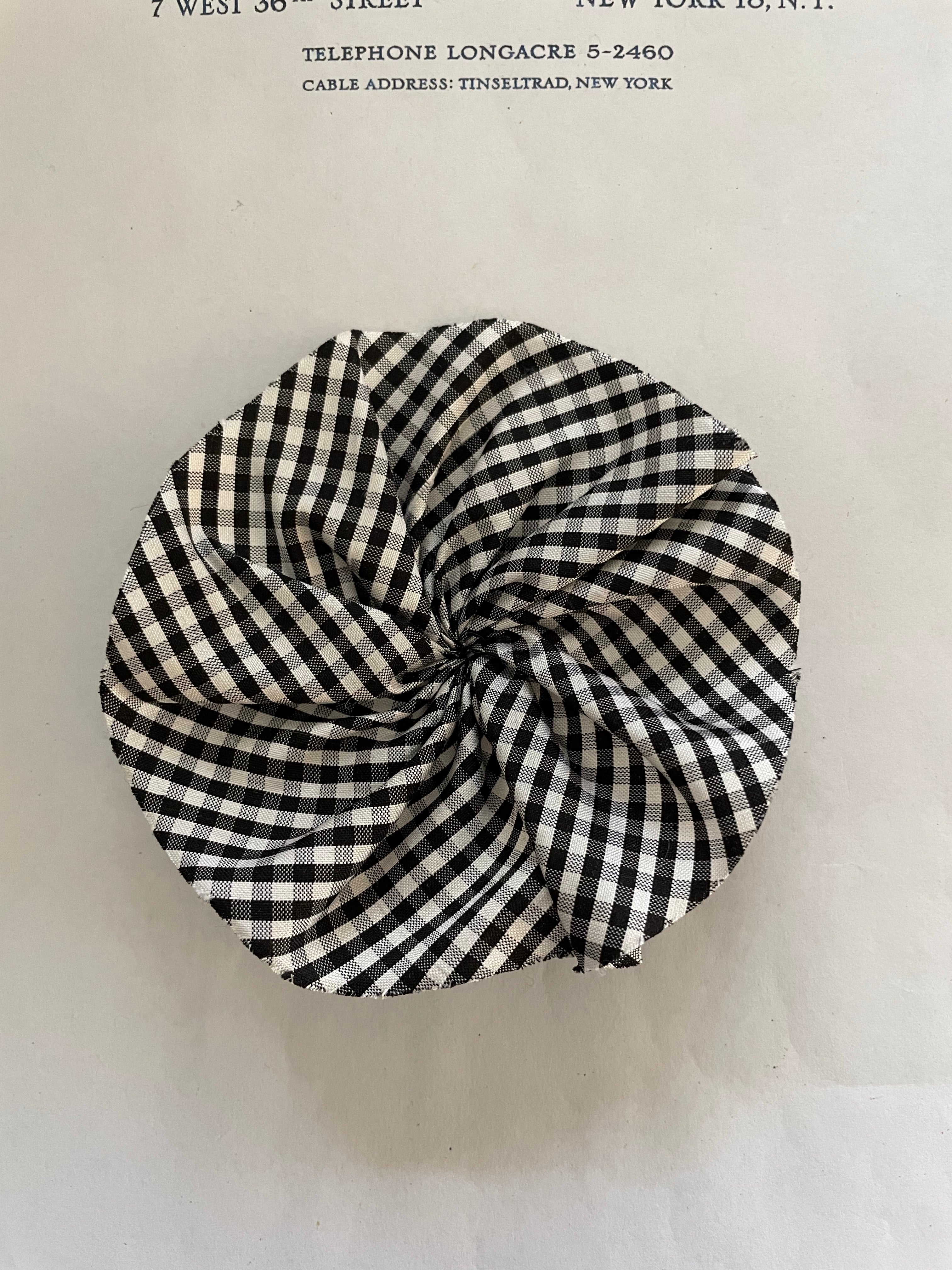 Silk Ribbon Cockades/Rosettes 4”- Multiple Colors
