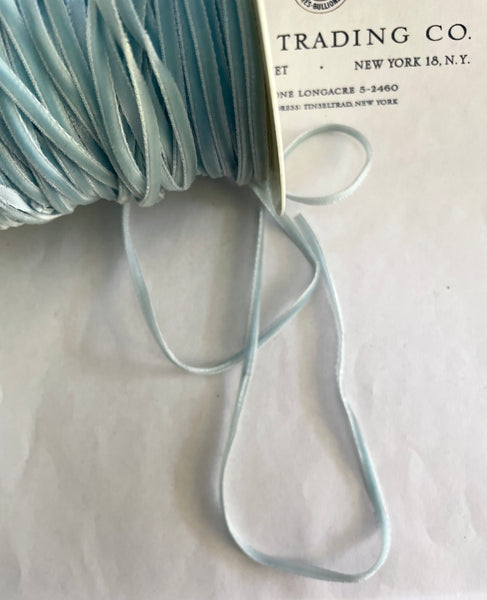 Tiny Velvet Ribbon 1/8" - 4 colors