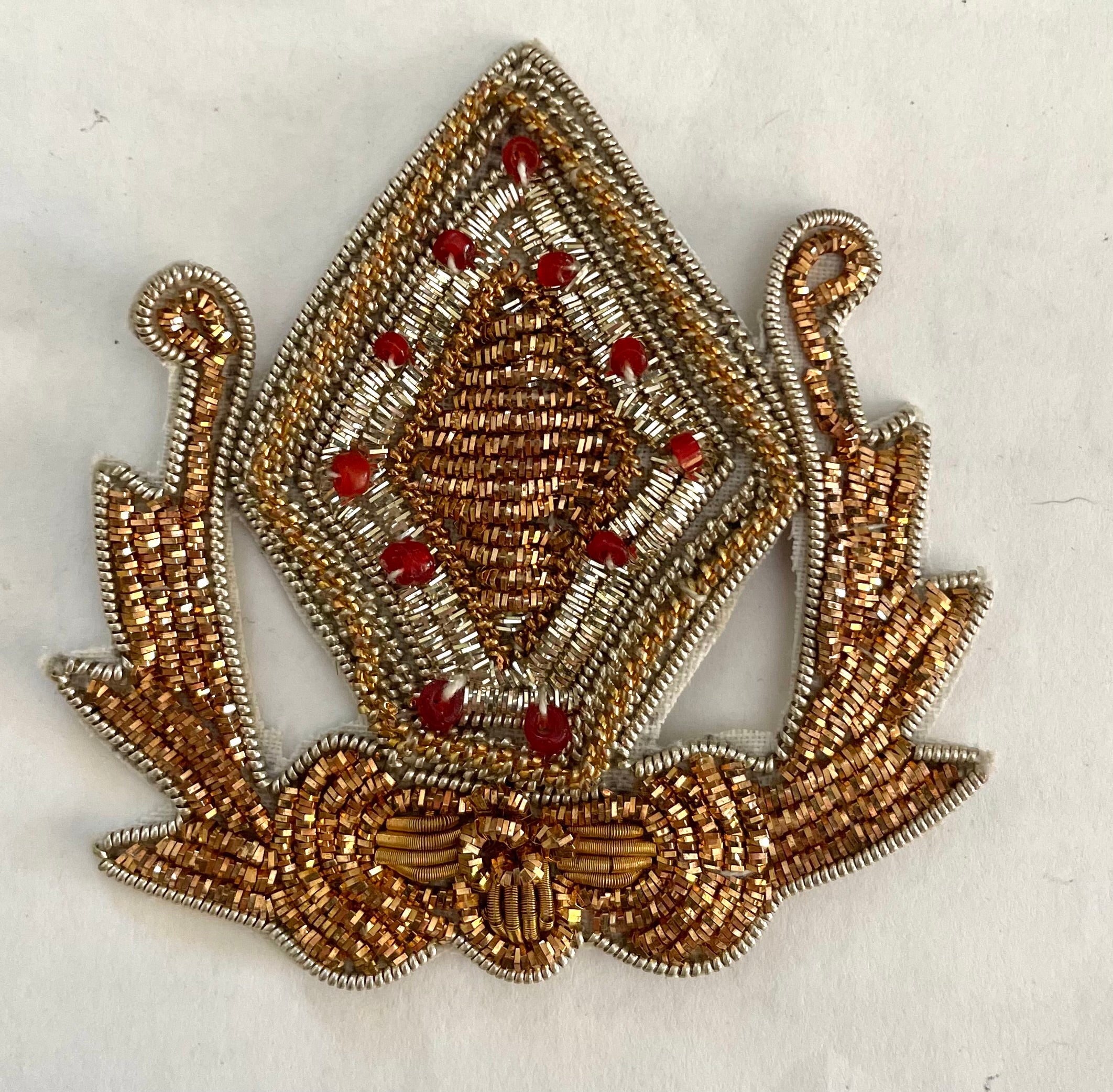 Gold Bullion Crest Applique