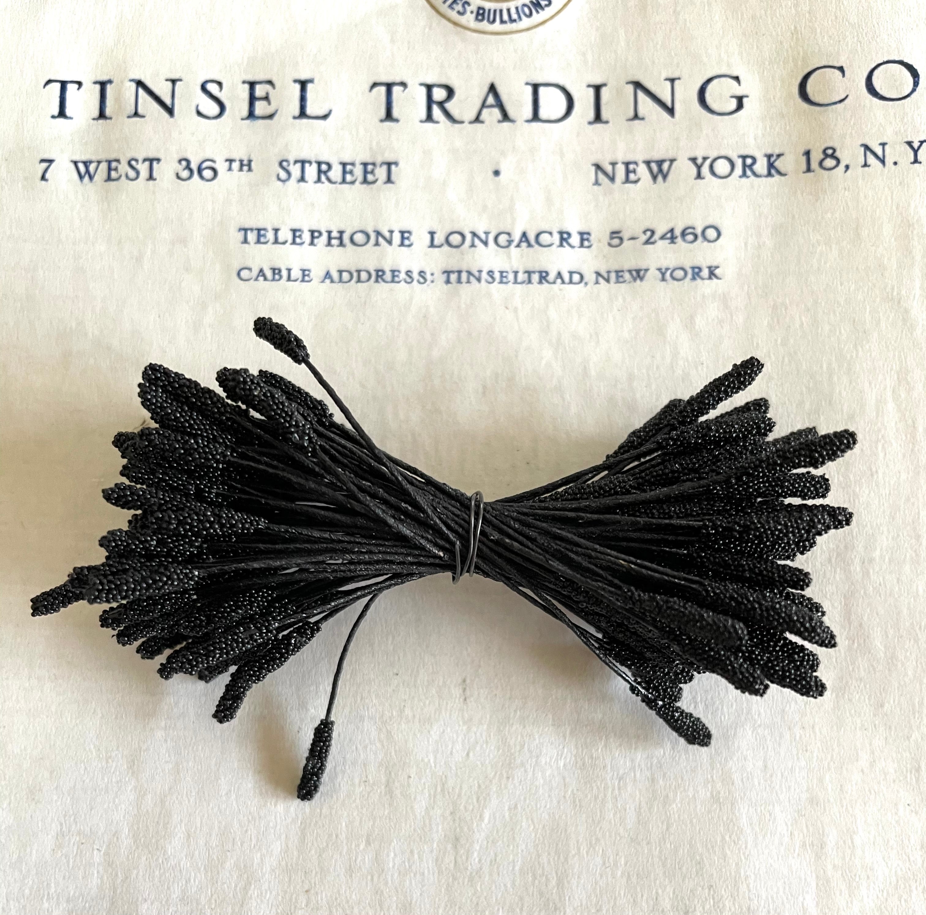 Black Micro Beaded Heads Stamen