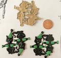 Black Cat w/Firecracker Scrap 4 pcs