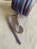 1 Sided Picot Ombre Ribbon - 3/8” 4 Yards