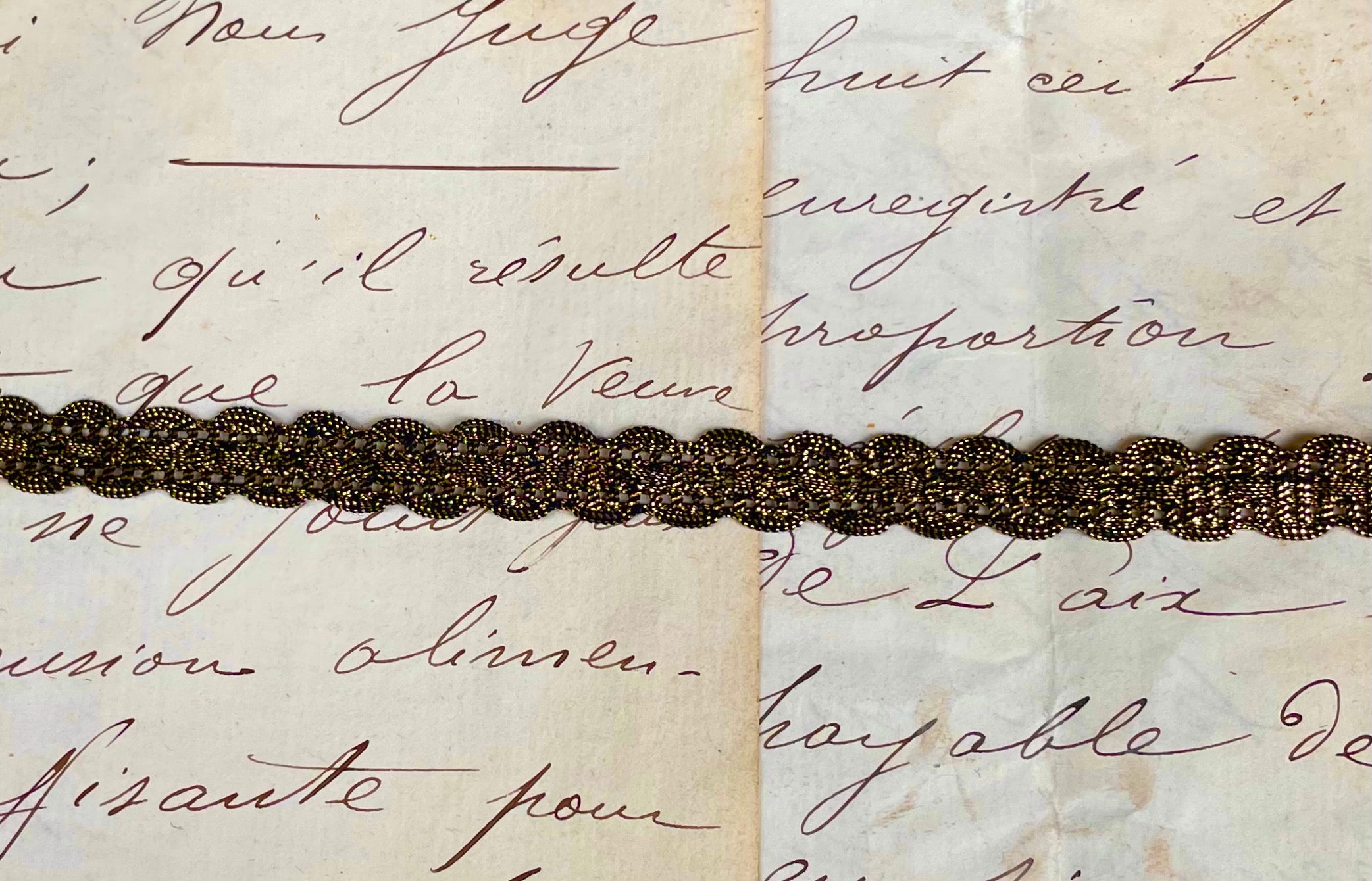 Golds Metallic Trim 7/16"