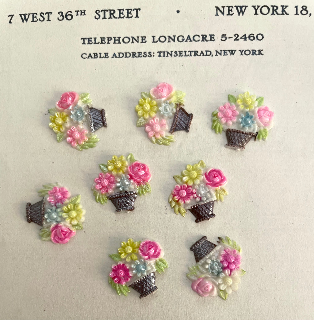 Assorted Plastic Doodads 8 Pcs