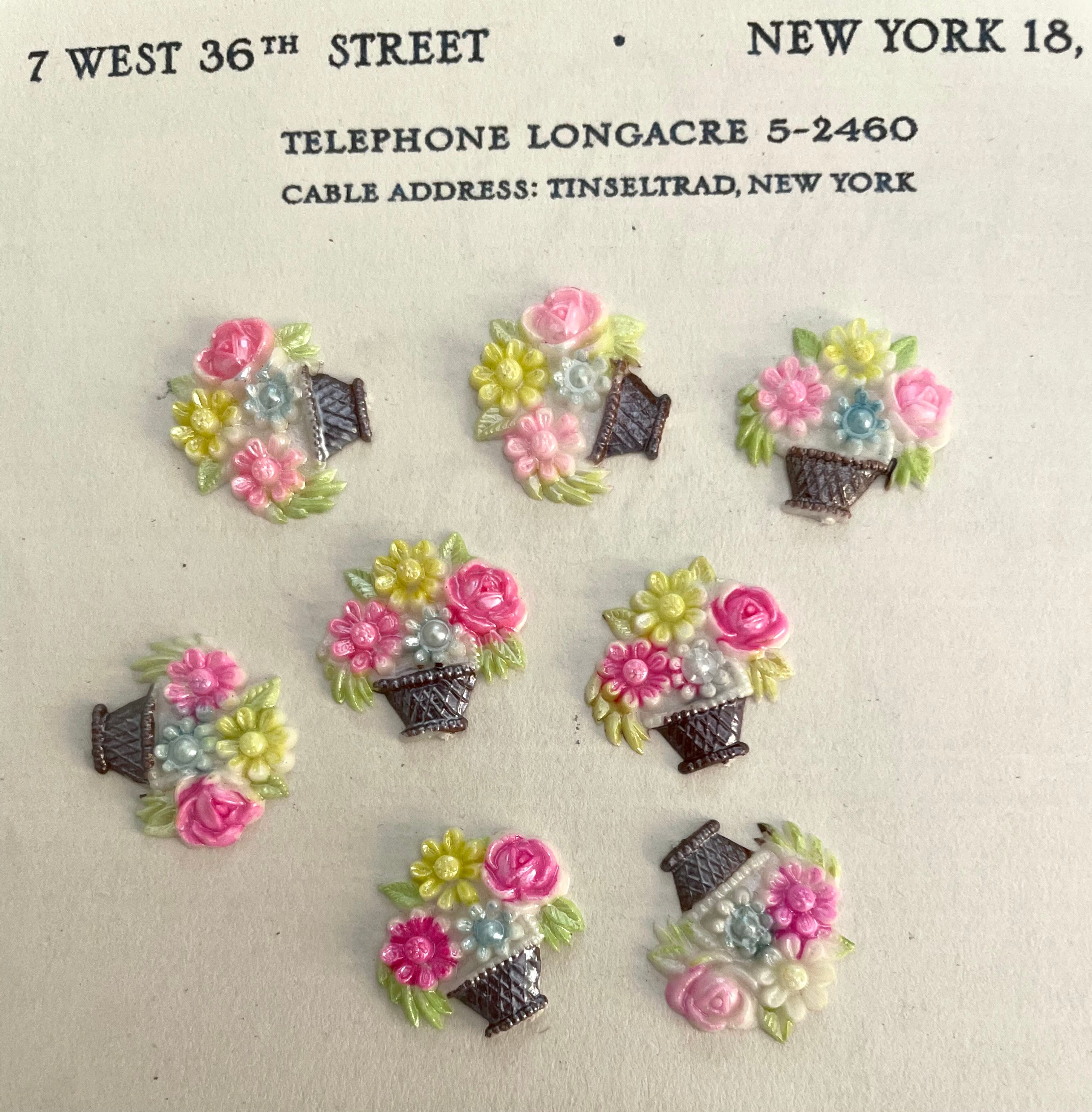 Assorted Plastic Doodads 8 Pcs