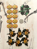 Cat , Witch & Pumpkin Halloween Scrap Assortment