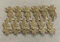Gold Dresden Cupid Messenger Dresden 12 pcs