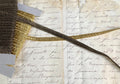 Golds Metallic Oval: Straight Edge Trim 7/16”