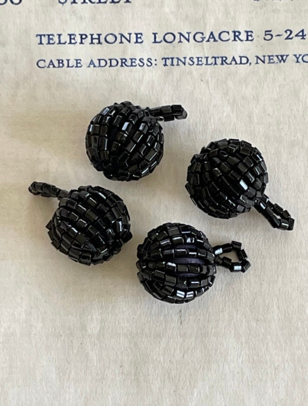 3 Colors Beaded Bobbles