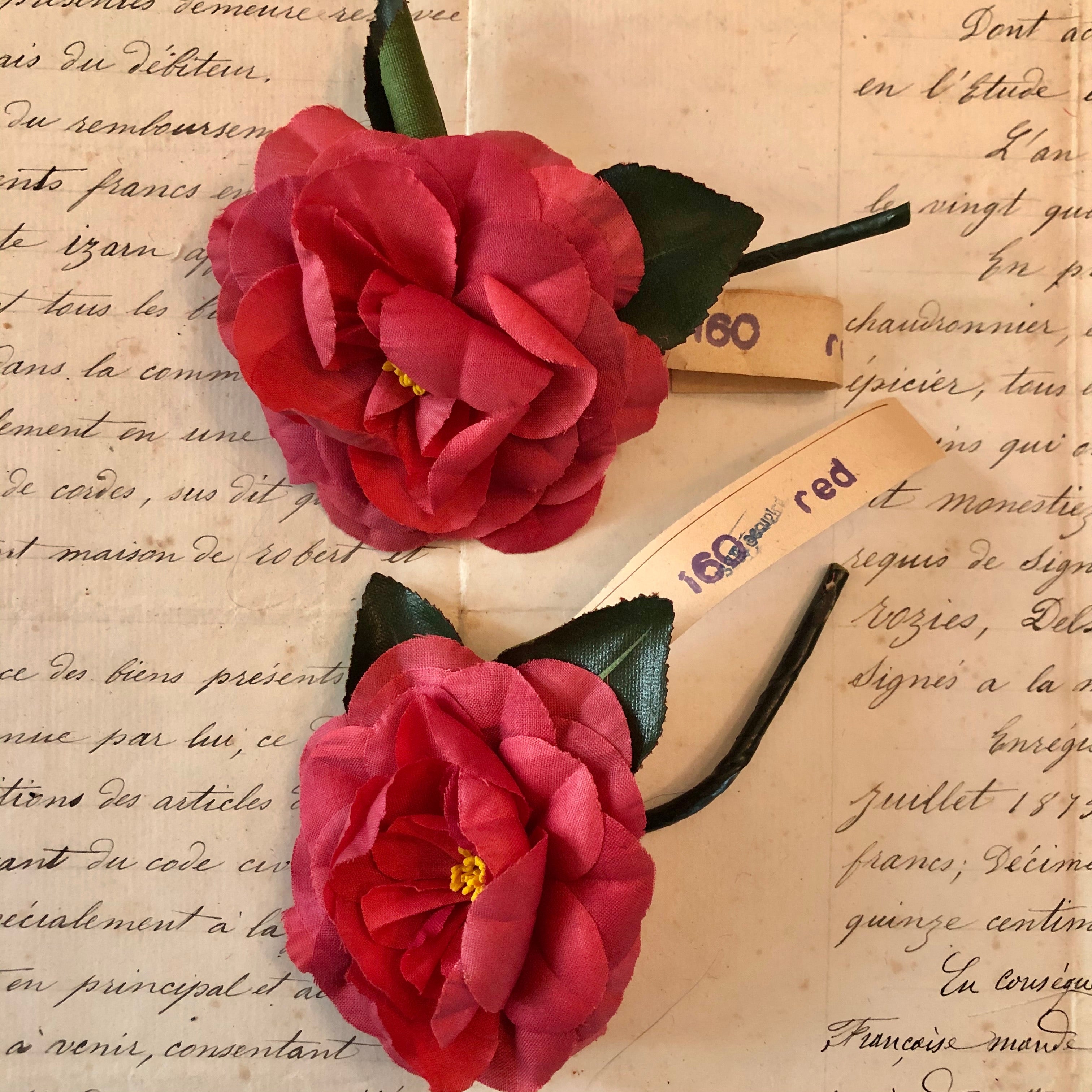 2 Red Camellia’s
