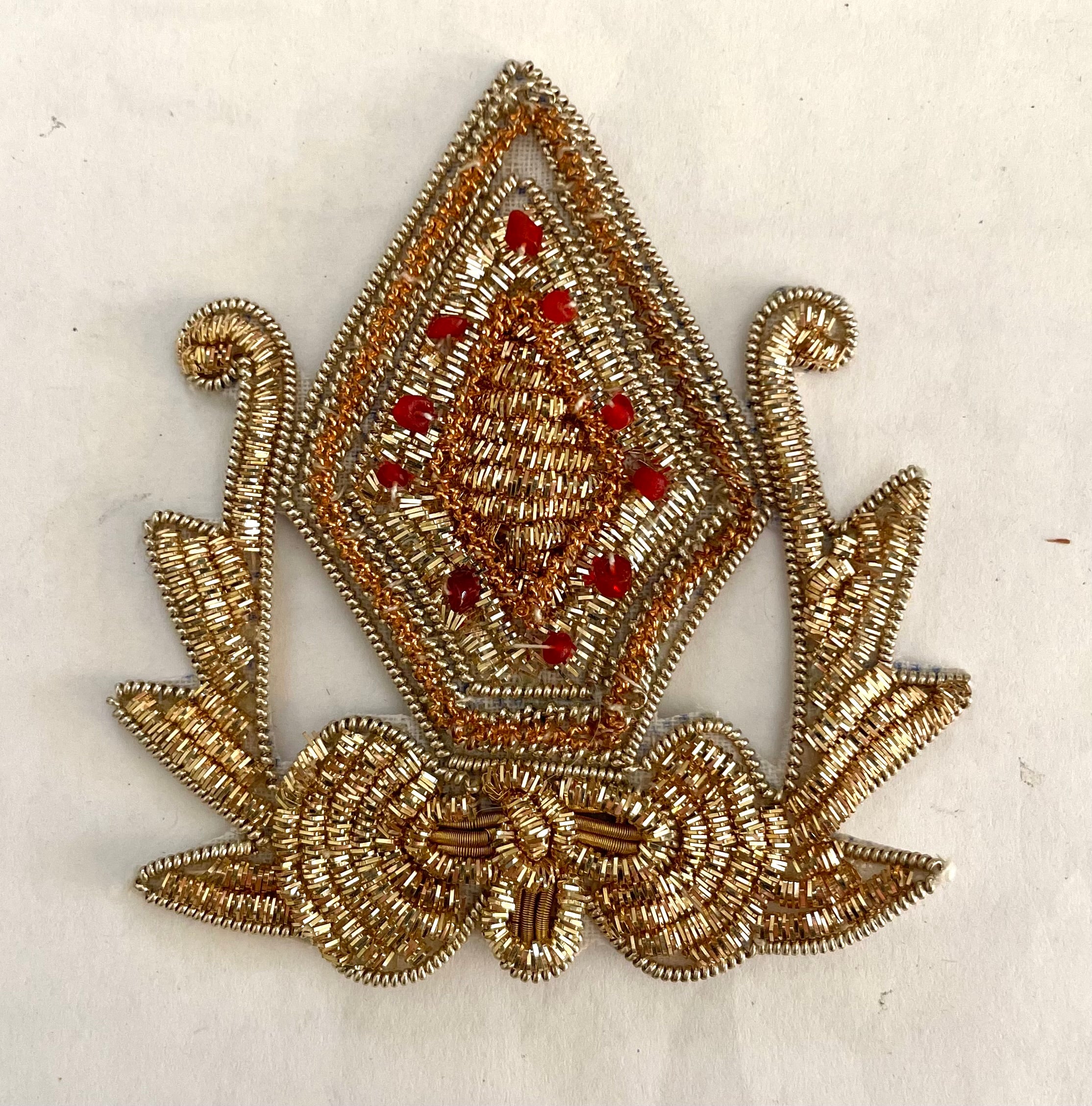 Gold Bullion Crest Applique
