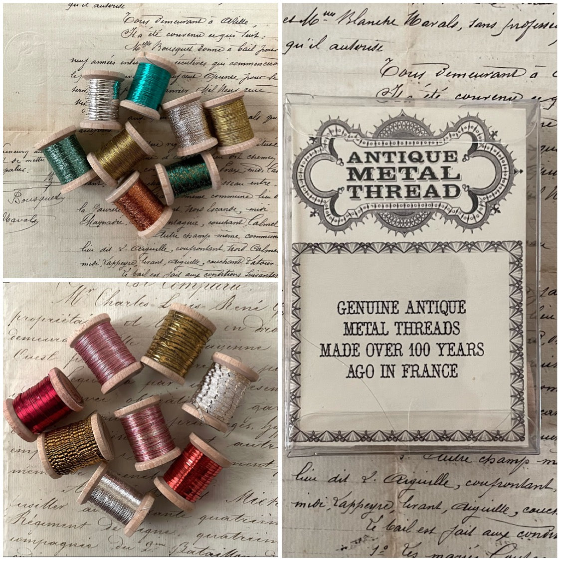 Metallic Thread Gift Box Valentine & St Patrick Mix