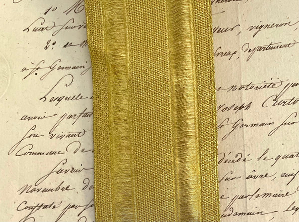 Wide Gold Military Metallic Thread Lace Trim 3 Sizes