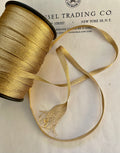 Gold Metallic Mesh Trim 3/16" 2 yds
