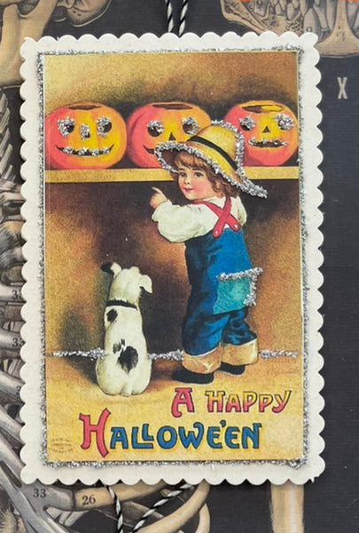 Halloween Glitter Cards