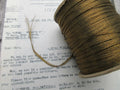 Dark Gold Metallic Mesh Trim 1/8" 2 yds